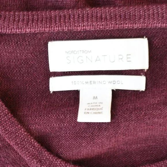 NORDSTROM Signature Merino Wool Sweater NWOT - Picture 7 of 7